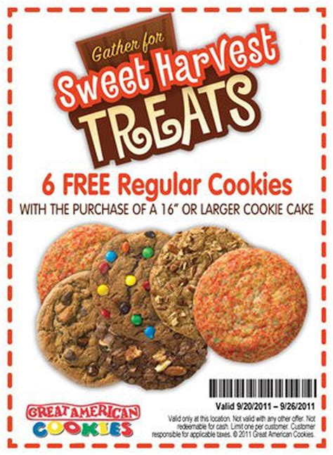 Great american cookie coupon code july 2023  You can save an average of $17